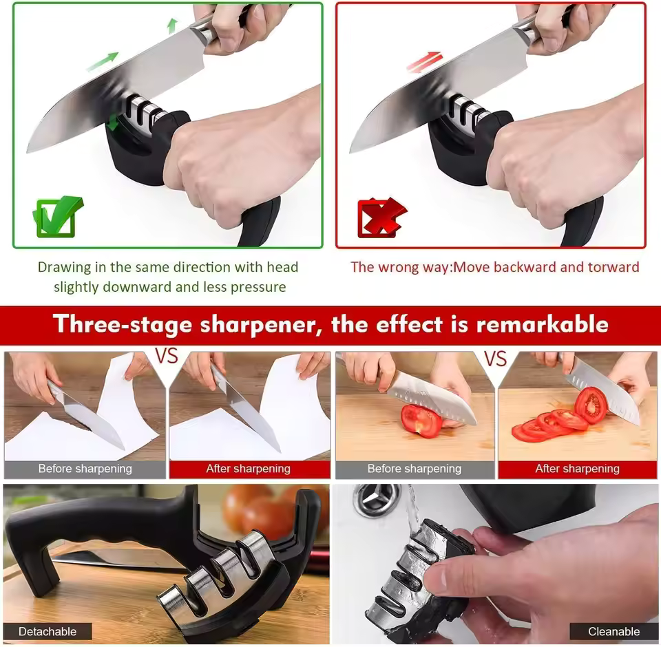 1Pc Fast Knife Sharpener Tool