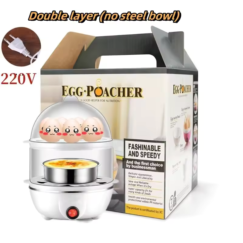 Electric 2-Layer Egg Cooker